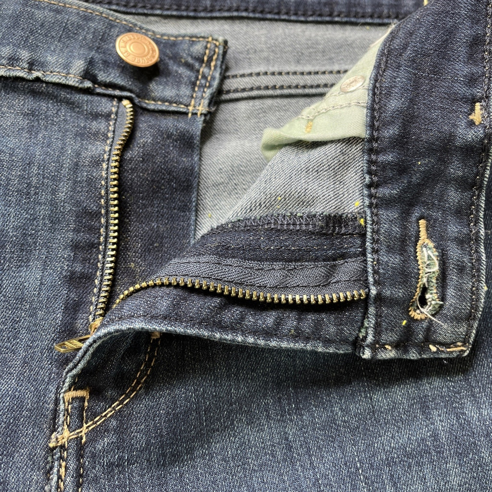 Size 29 Signature Levi Strauss Mid Rise Capri Women’s Denim Jeans Blue NO TAGS - Picture 2 of 12